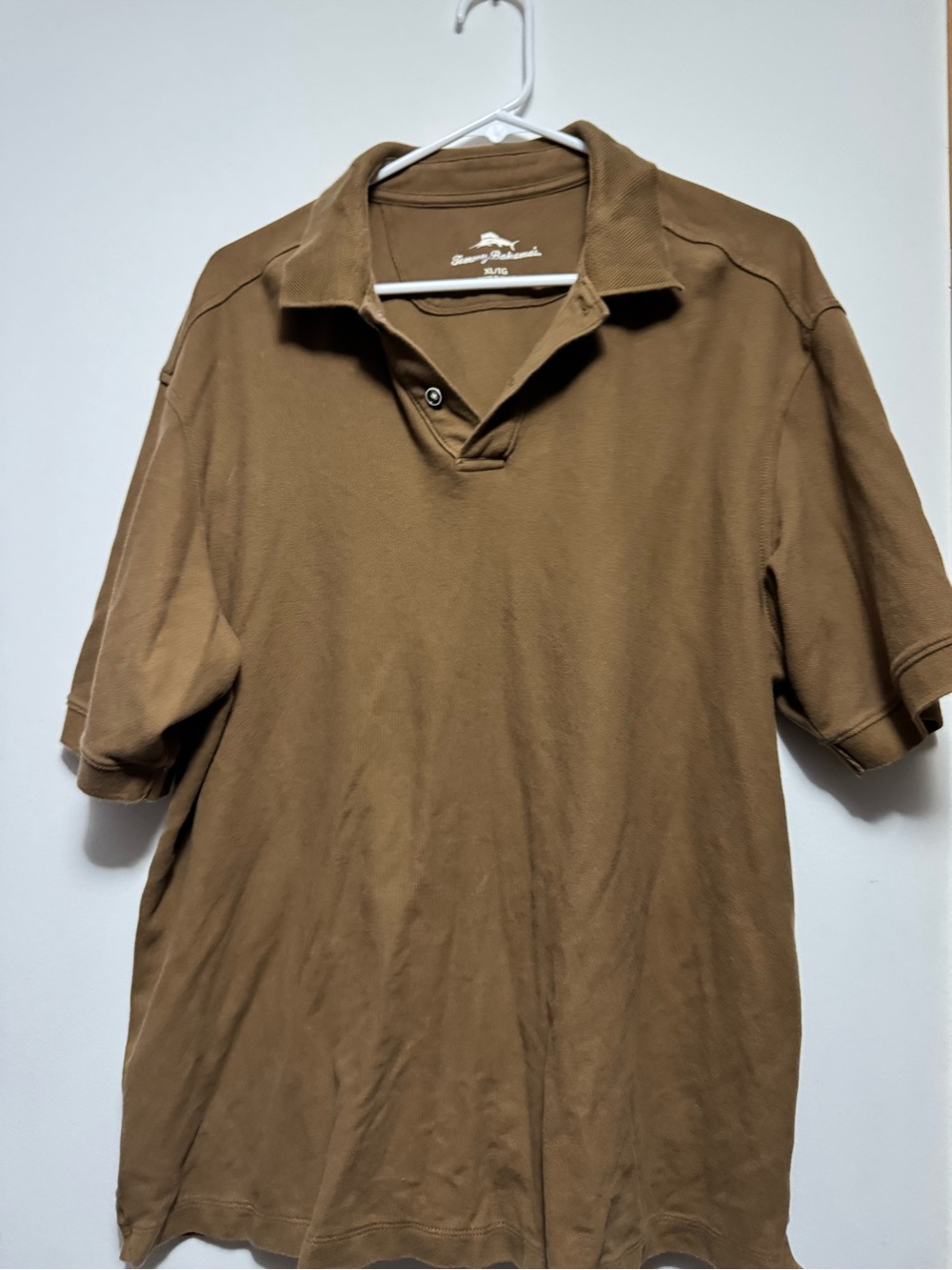 Tommy Bahama Brown Short-Sleeve Polo Shirt